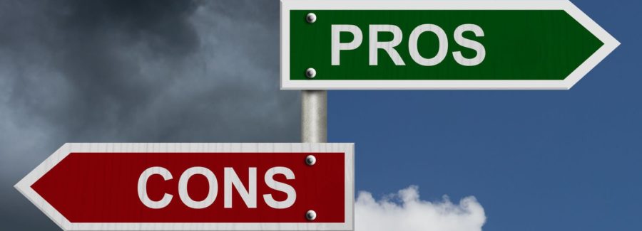 Pros and Cons sign