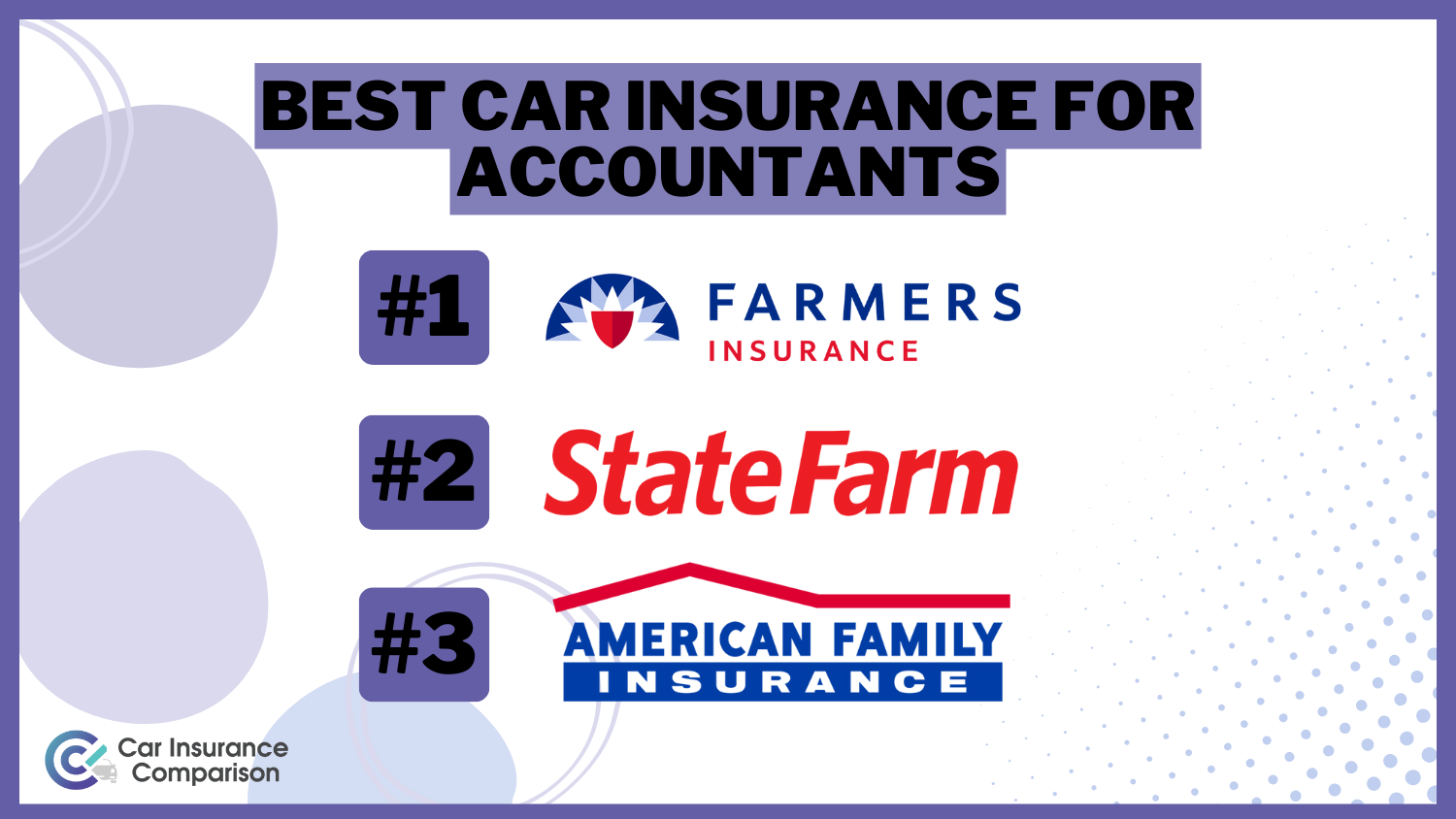 Farmers, State Farm, and American Family: Best Car Insurance for Accountants
