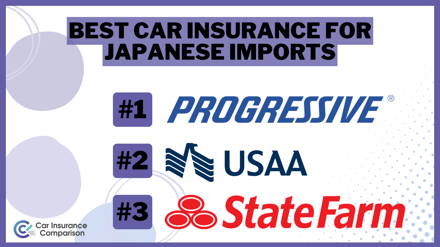 Progressive, USAA, and State Farm: Best Car Insurance for Japanese Imports