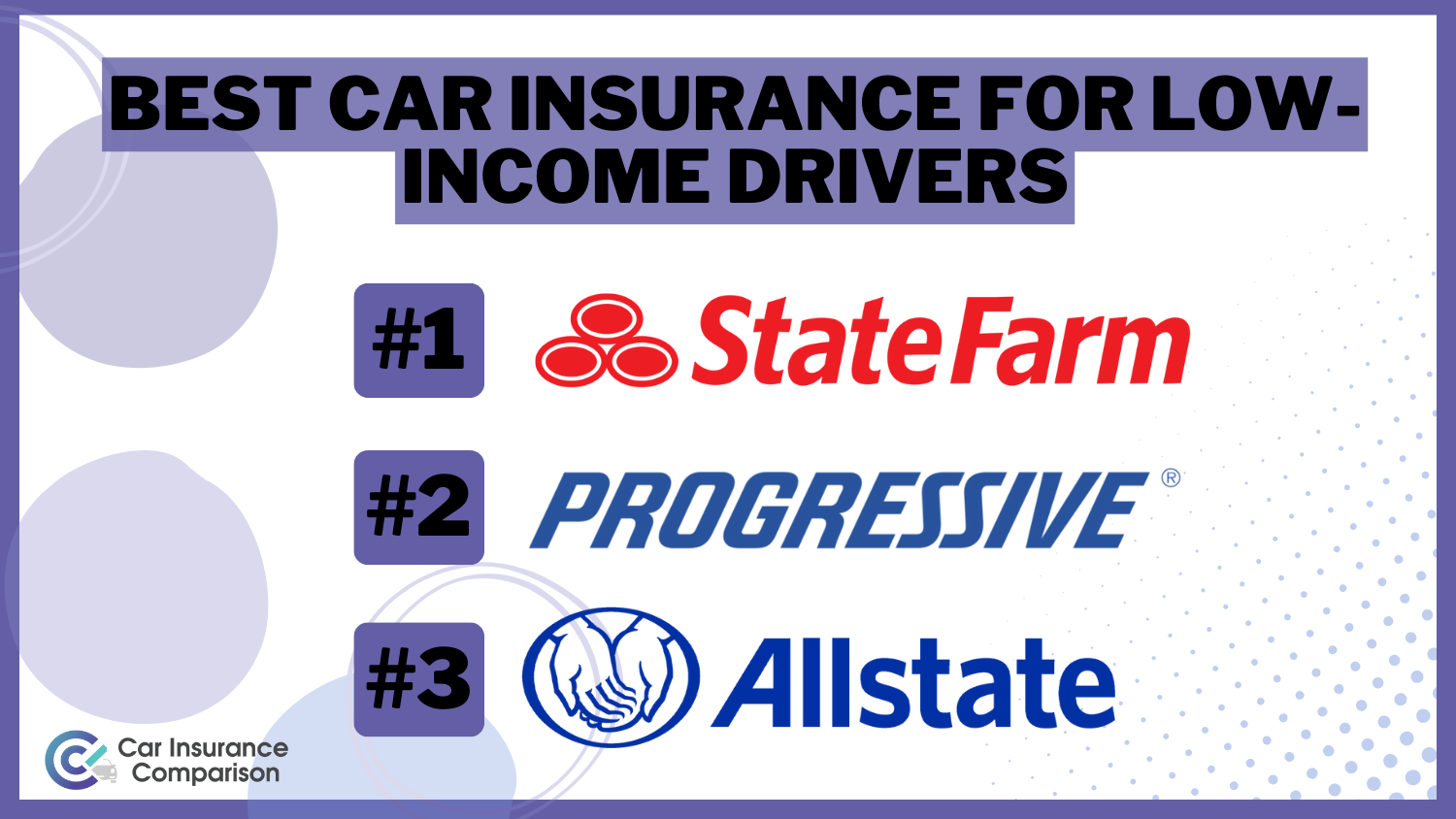 Best Car Insurance for Low-Income Drivers in 2024 (Top 10 Companies Ranked)