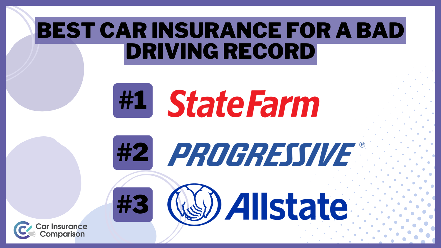 Best Car Insurance for a Bad Driving Record in 2024 (Top 10 Companies)