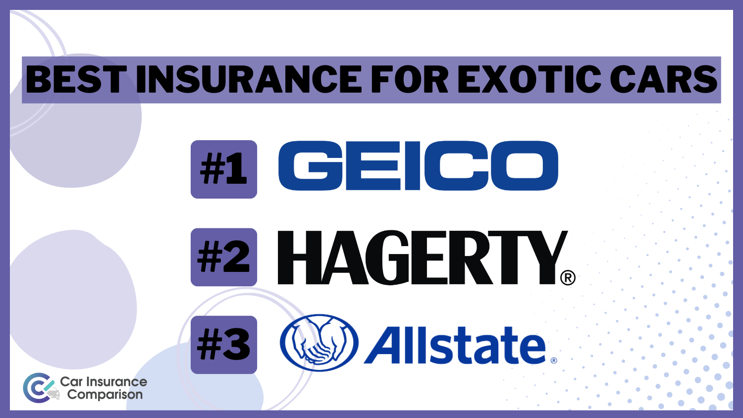 Best Insurance for Exotic Cars: Geico, Hagerty, and Allstate