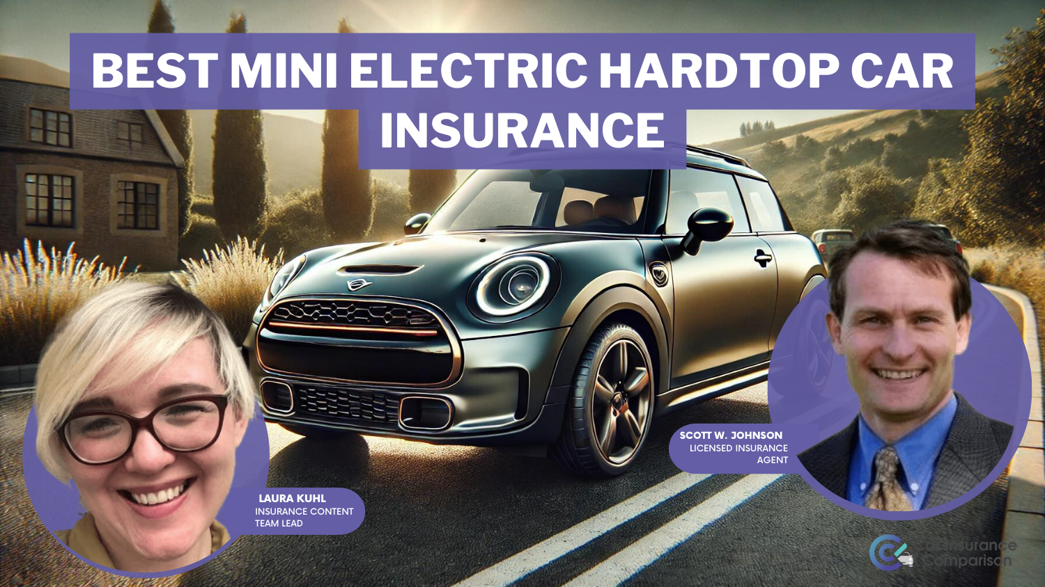 Best MINI Electric Hardtop Car Insurance: State Farm, Allstate, and Geico.