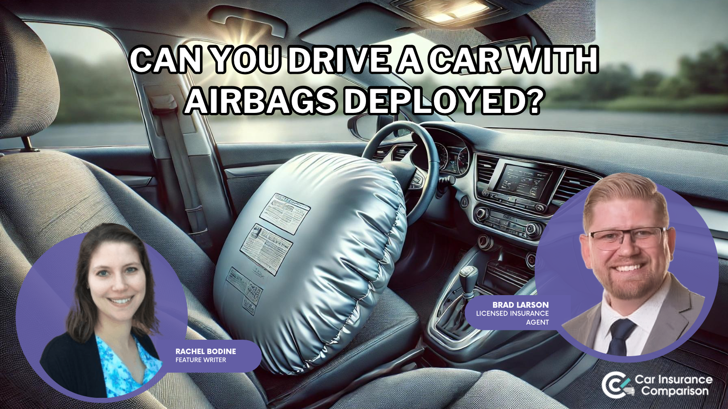 Can you drive a car with airbags deployed?