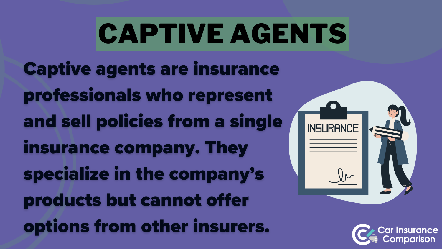 Captive Agents Defintion Card: How to Change Car Insurance Agents