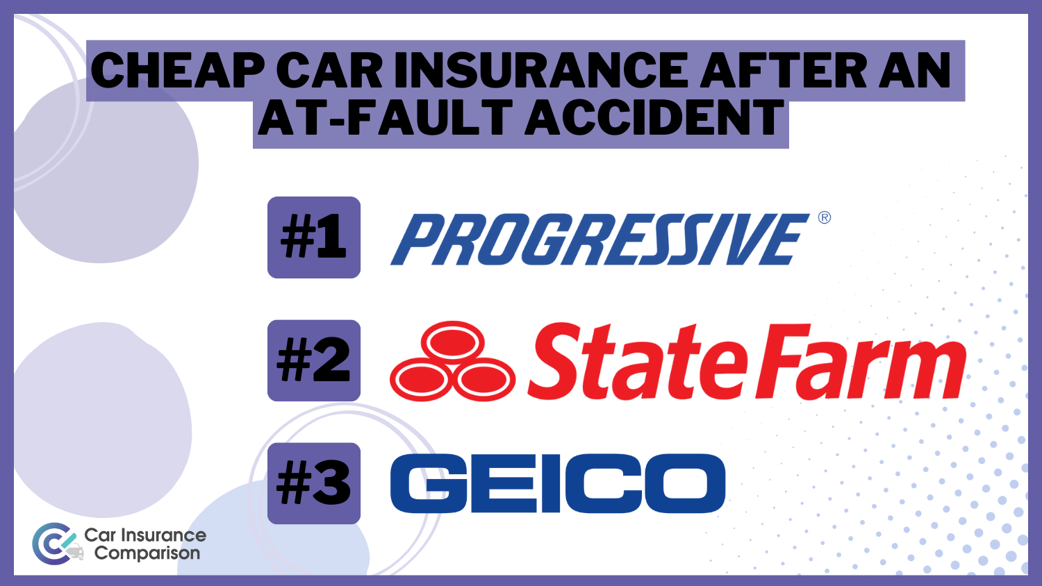 Cheap Car Insurance After An At-Fault Accident