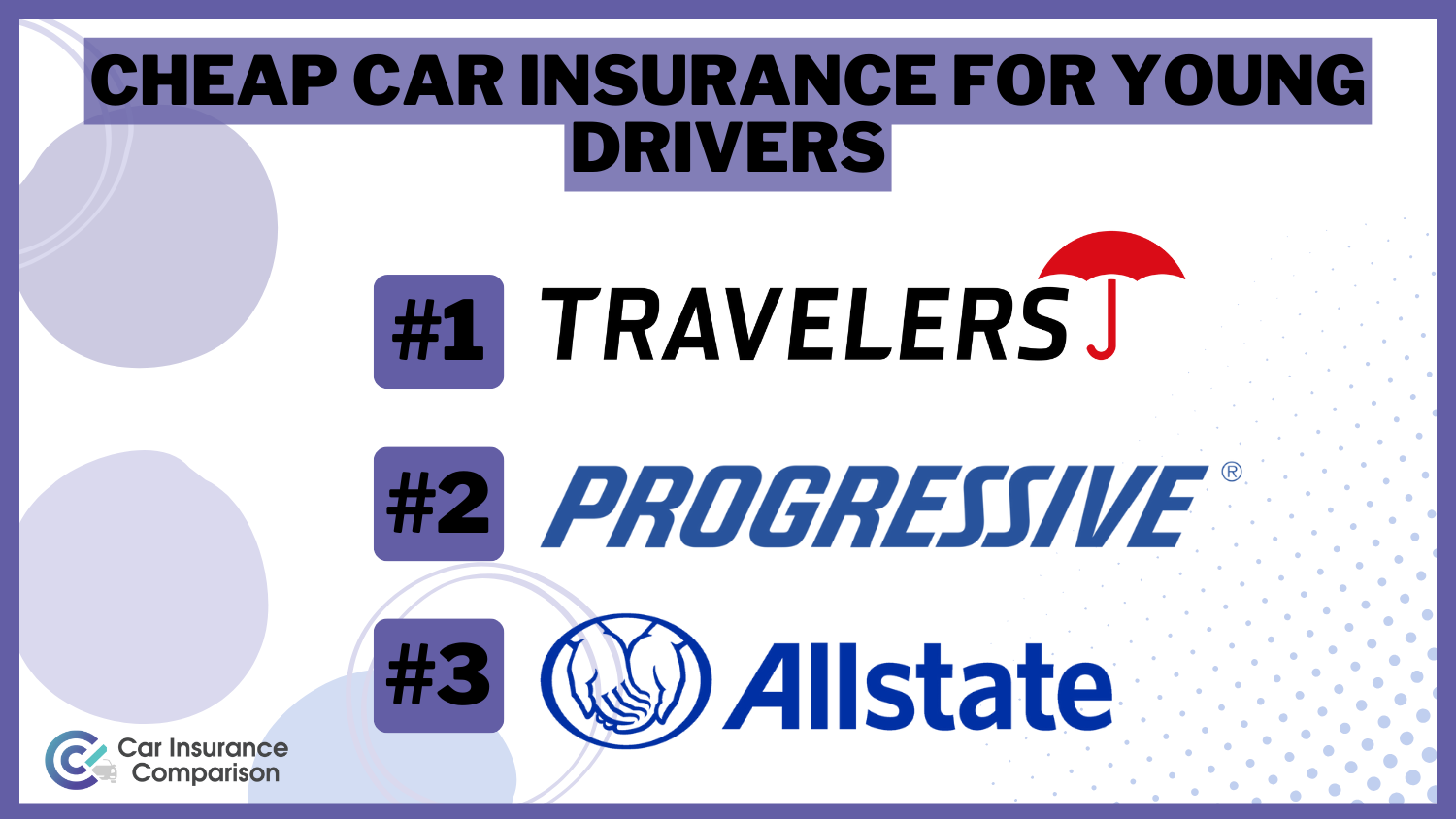 Cheap Car Insurance for Young Drivers: Travelers, Progressive, Allstate