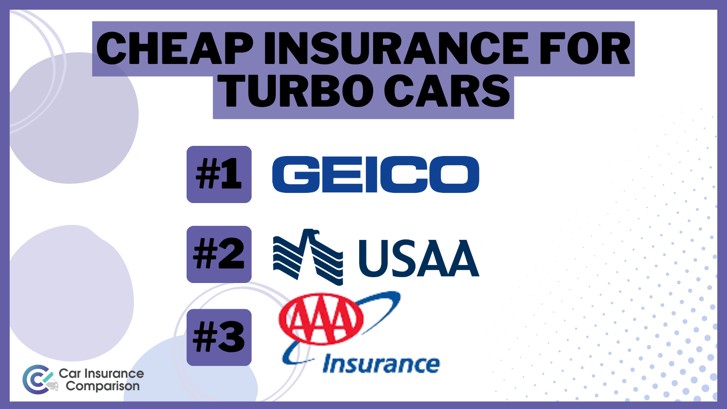 Cheap Insurance for Turbo Cars: Geico, USAA, and AAA