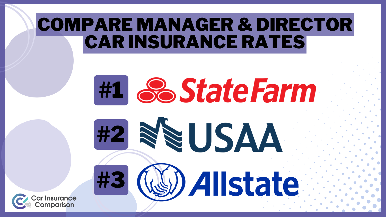 Best Car Insurance for Managers and Directors in 2024 (Top 10 Companies)