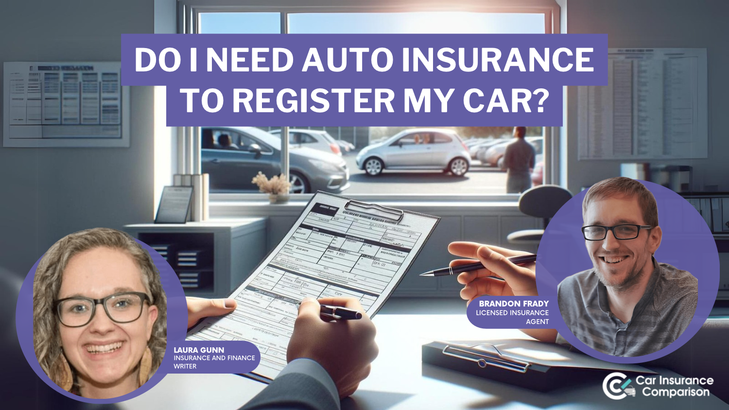 Do I need car insurance to register my car?