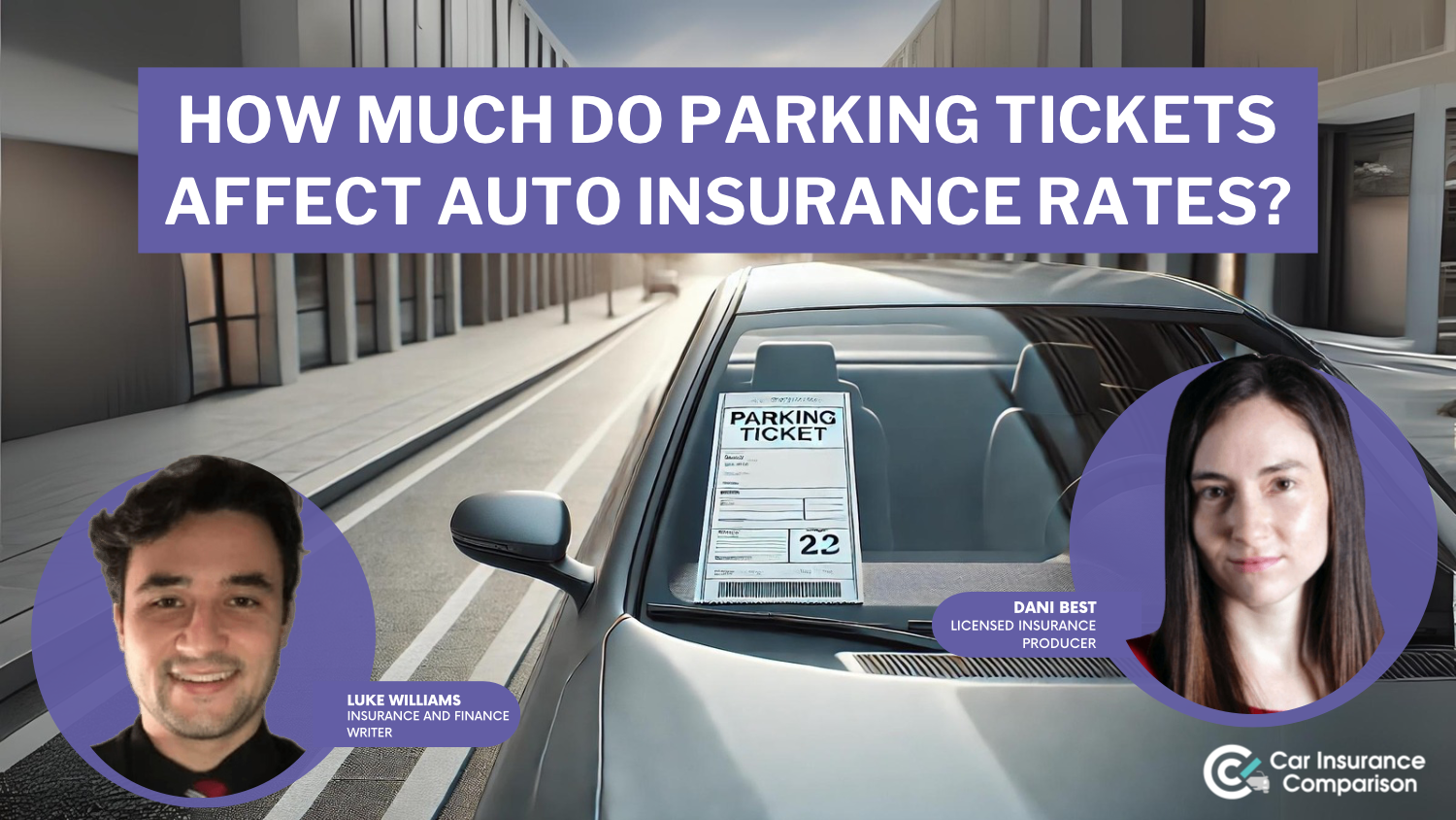 How much do parking tickets affect car insurance rates?