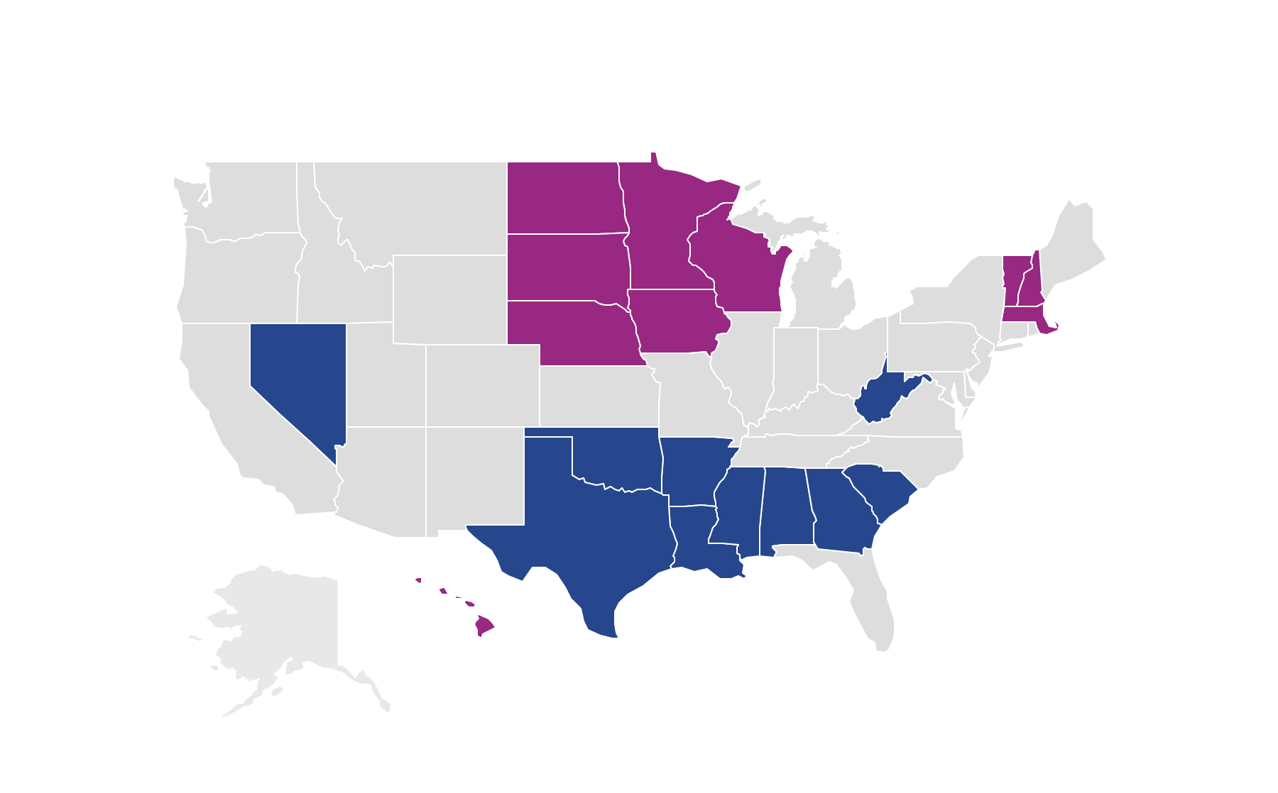 Vantage score by states