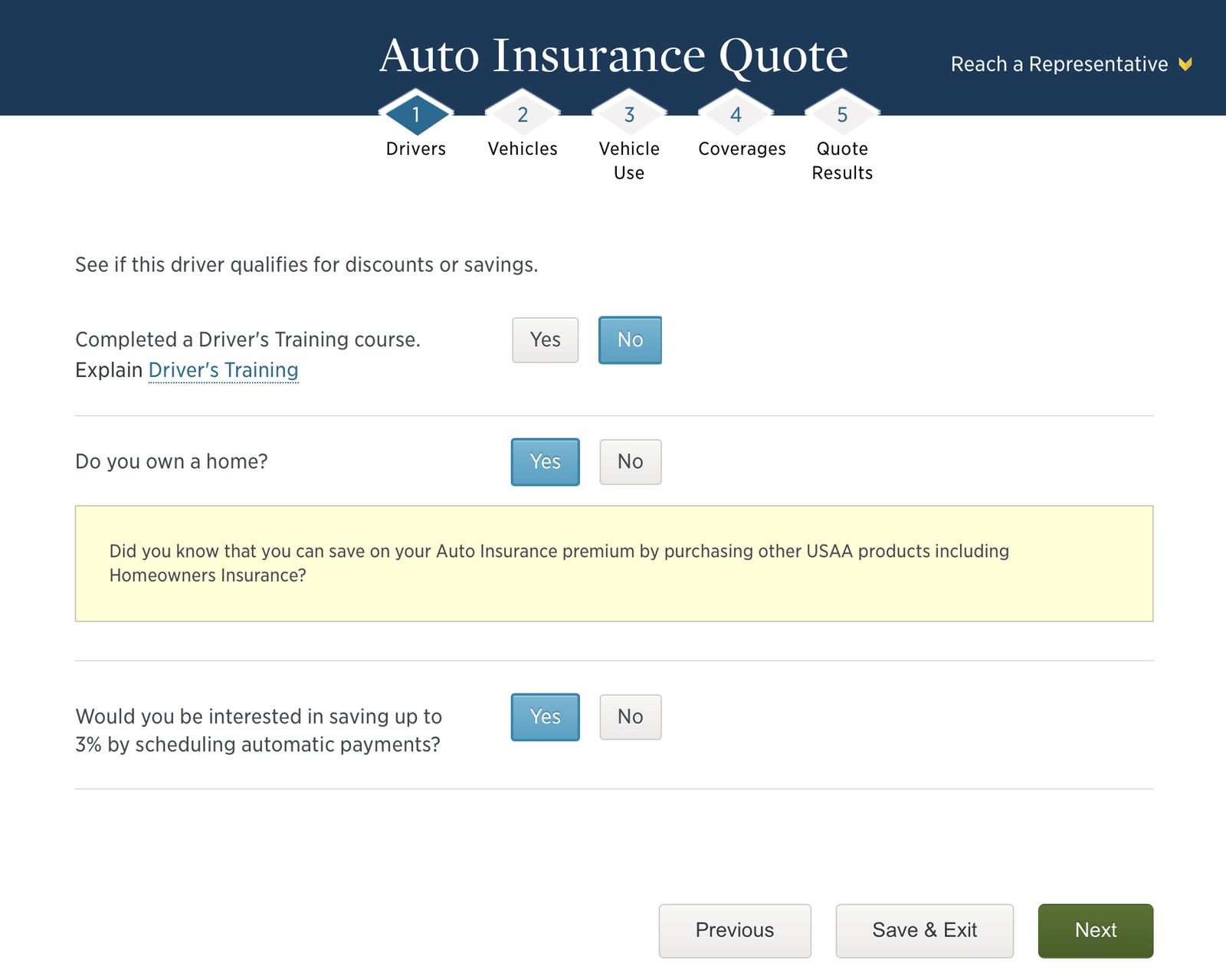 Answer Questions & Save Money: How to Get a USAA Car Insurance Quote Online