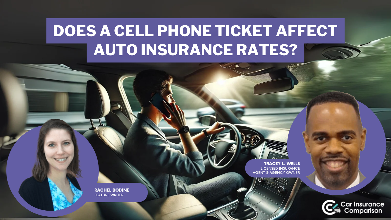 does a cell phone ticket affect auto insurance rates