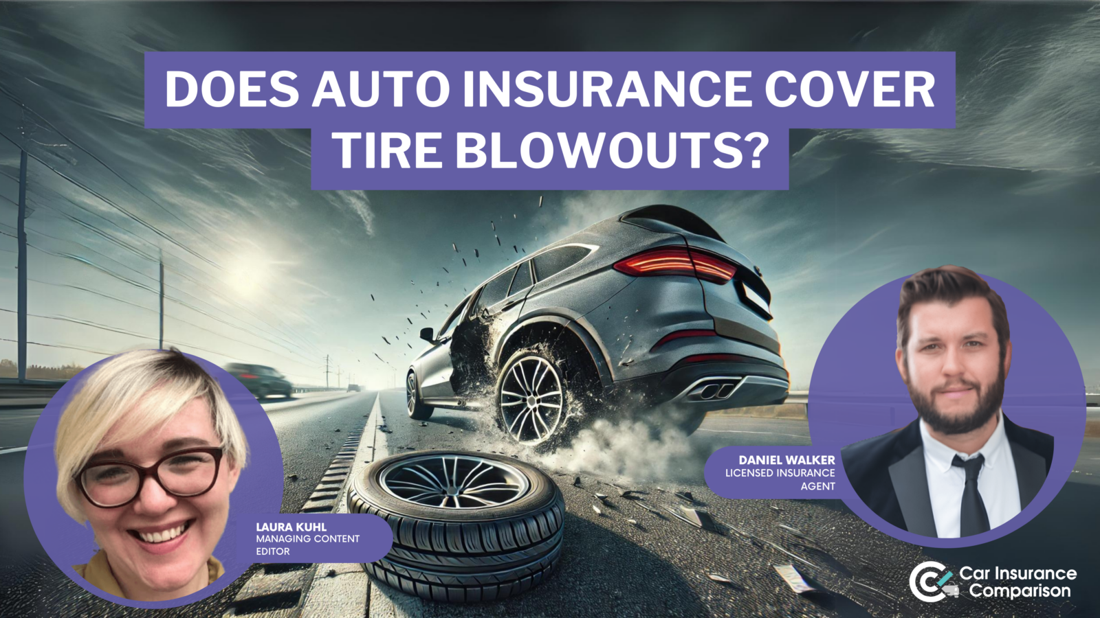 does auto insurance cover tire blowouts?