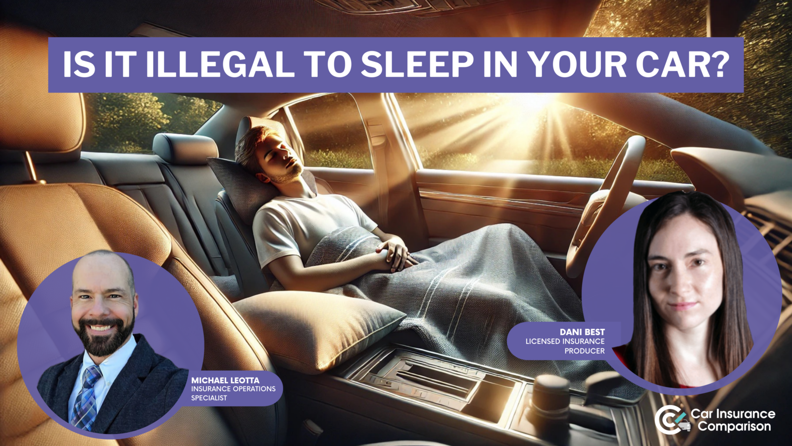 is it illegal to sleep in your car?